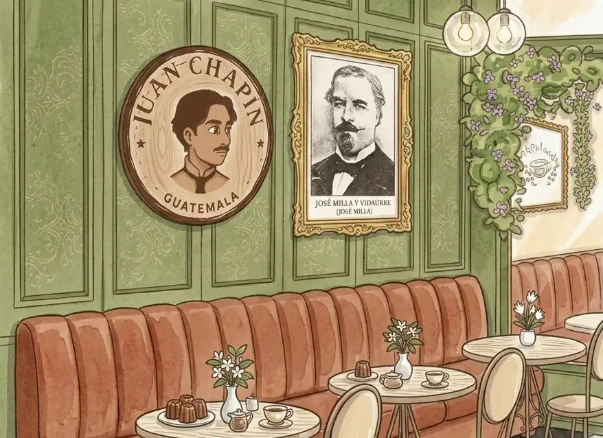 José Milla y Vidaurre - pared post