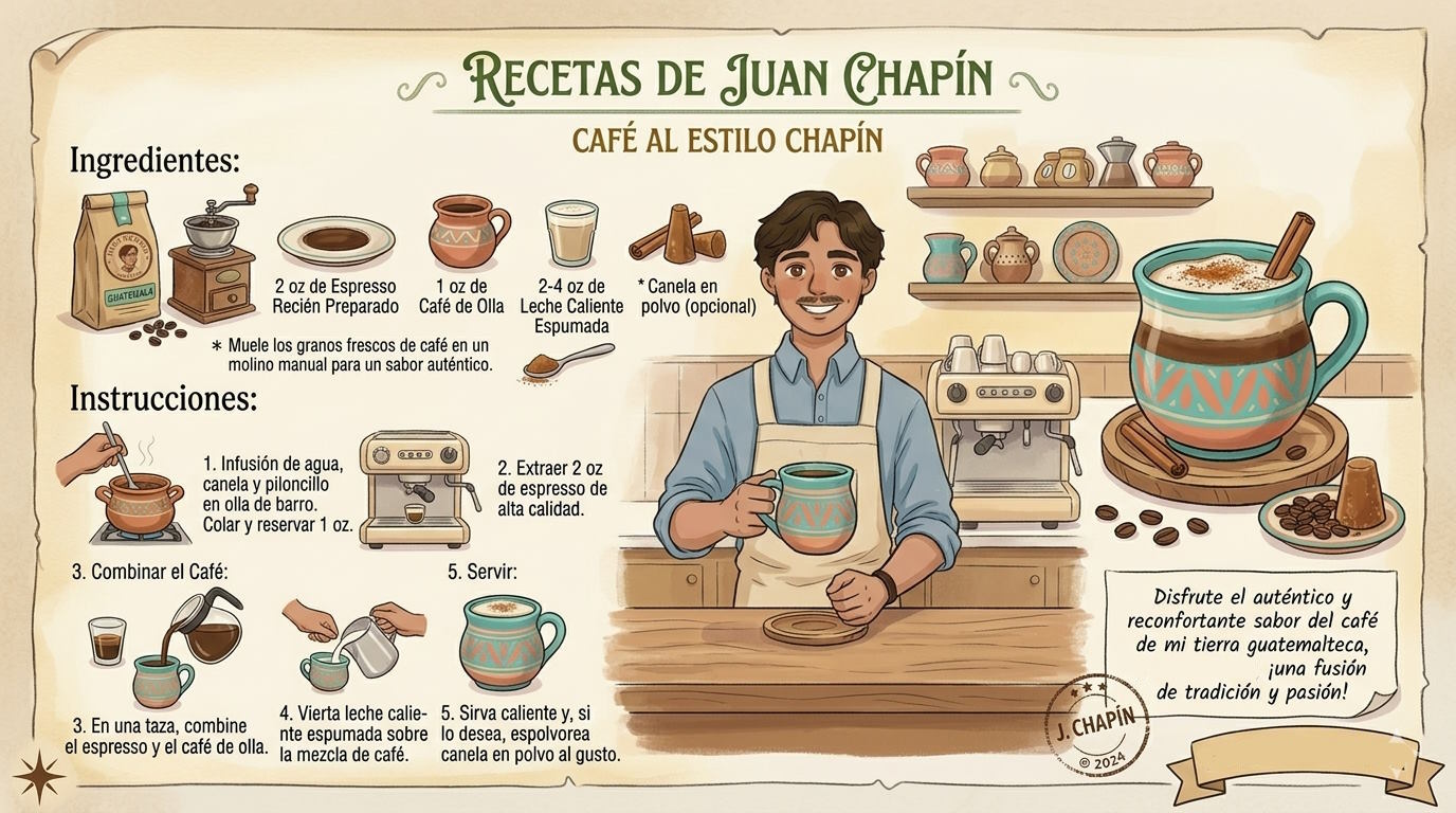 Juan Chapín - Receta No1. con café de olla