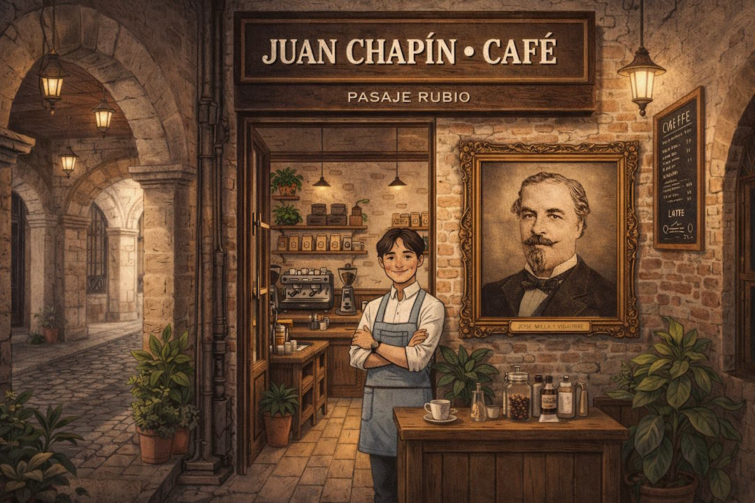 Juan Chapín y José Milla y Vidaurre