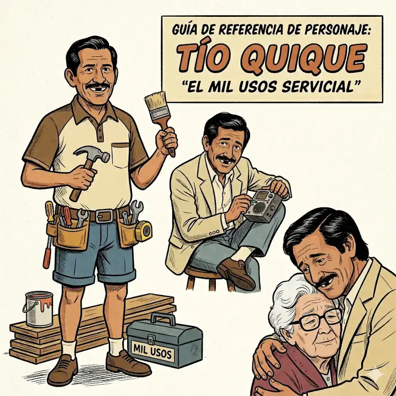 Sección de personajes de la vida diaria