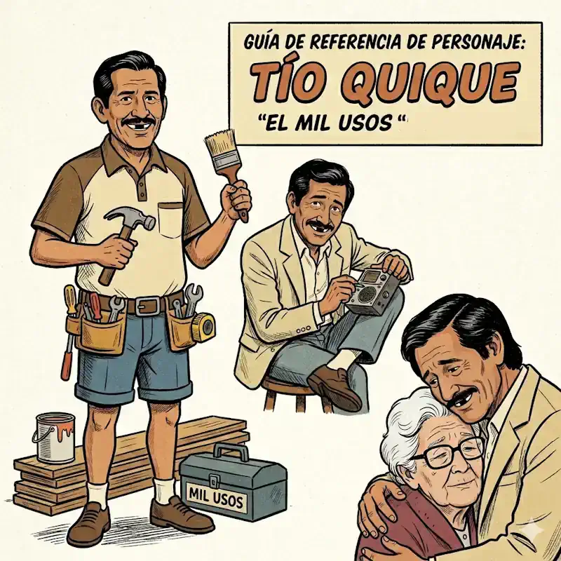 Un tío como muchos, un personaje